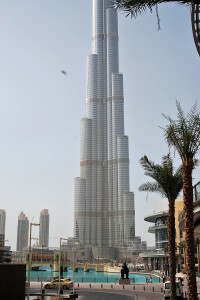 The 808 meter high Burj Dubai, biggest man made structure in the world....