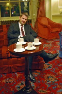 ollie_harry The saviour -Ollie Harry- resting after his mad dash at the Travellers Club