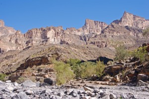 jebelshams A view over Jebel Shams from the road leading up to the start of the trek.