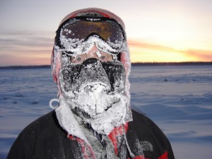 The true image of an explorer. Icecicles, extreme cold, male, white, eyes looking into horizon....the image which has to be changed.