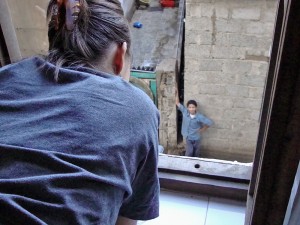 t_3 The window of Yemen, Tricia looking out at life outside her room...