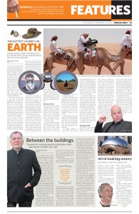 MD03FEB-25 In the news in Oman.....the media has been very helpful to promote my vision. This time Muscat Daily.