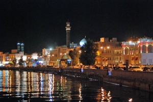 Muttrah by night - climate this time of the year is fantastic!