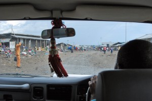 Cruising through Goma....