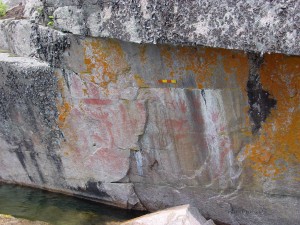 DiKm-3 Pictograph Site in the Lake of the Woods, Northwestern Ontario, Canada watermarked