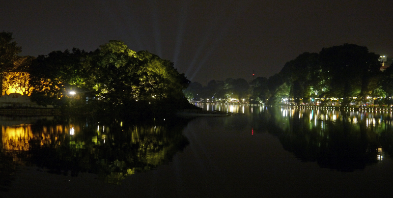 View from restaurant in the center of town.