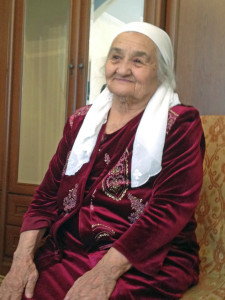 A true saint, Mayken Serkebaeva