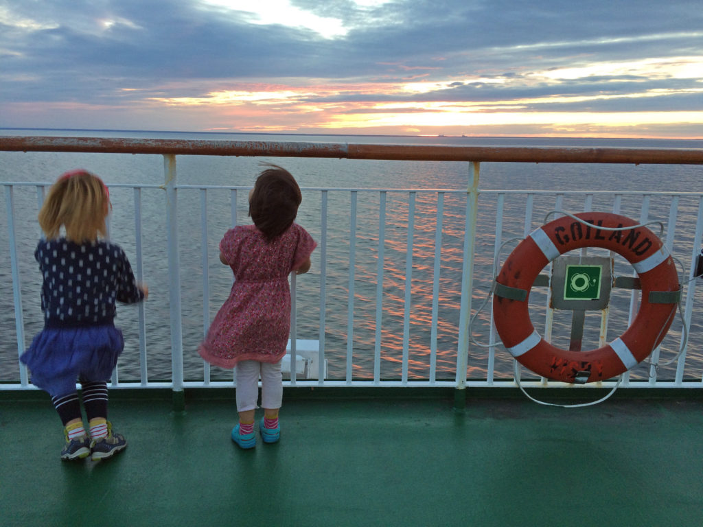 På väg mot paradiset på Gotland.