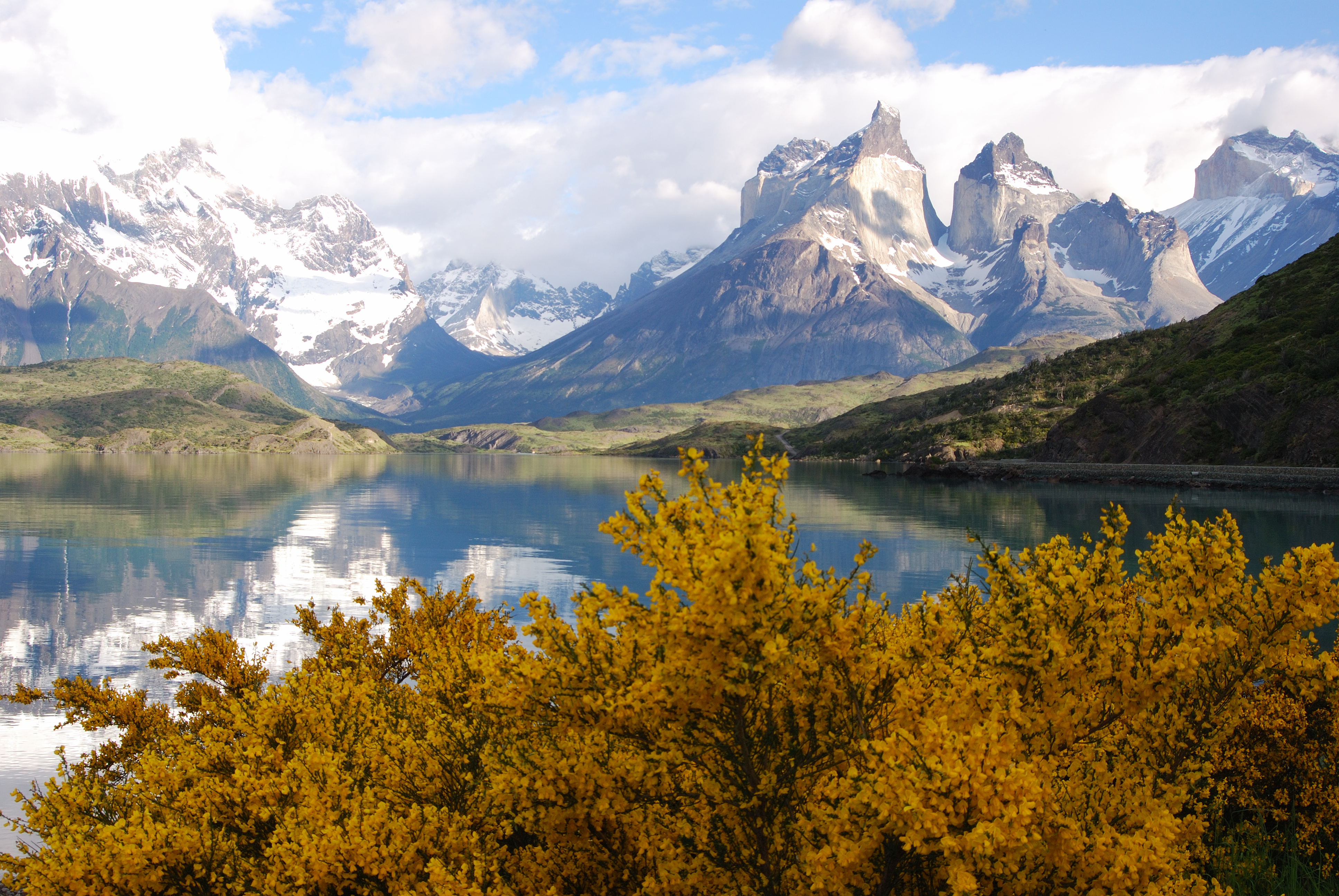 ...or hike in the area of Torres del Paine in Patagonia, or....